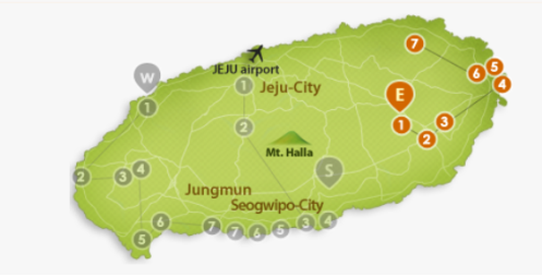 east course map