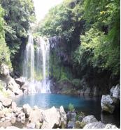 Cheonjiyeon Waterfall in Jeju